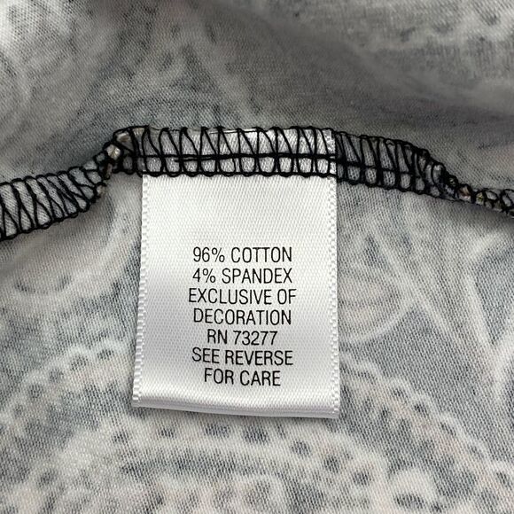 CROFT & Barrow Floral Paisley Sleeveless Blouse 2x - Picture 9 of 10